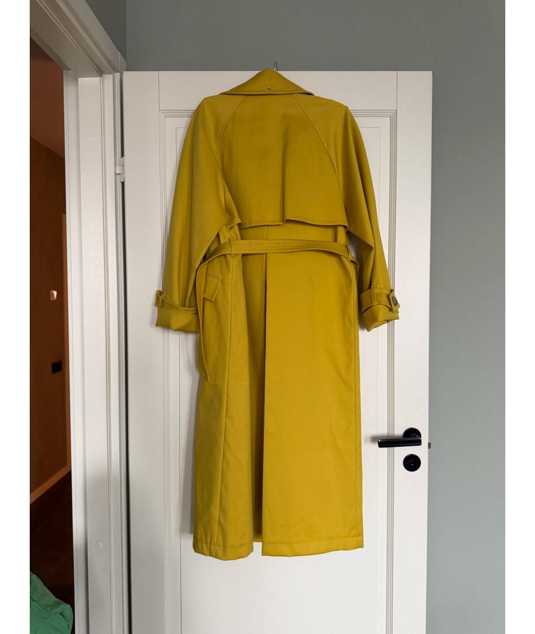 SPORTMAX Желтый тренч/плащ, фото 2