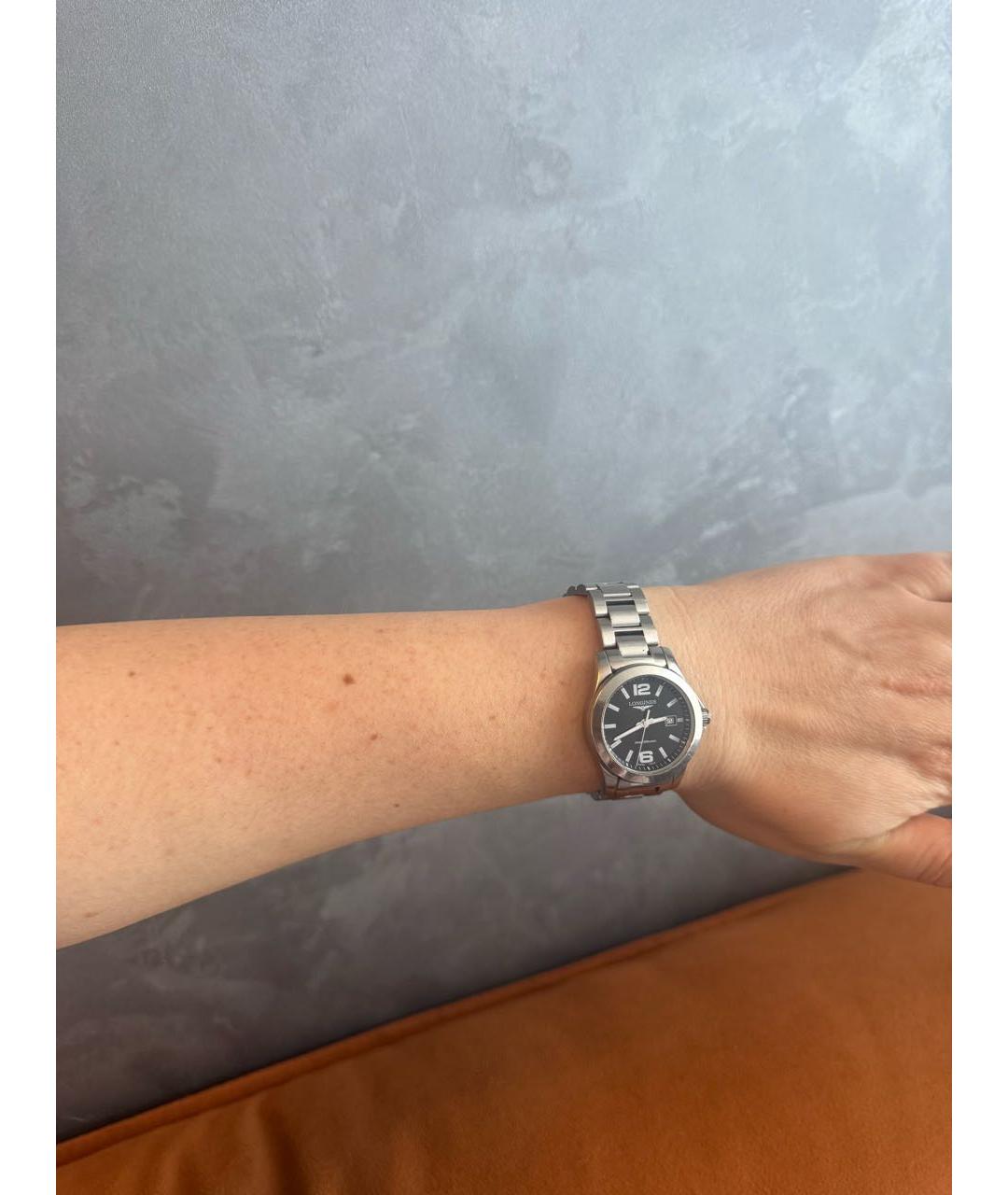 LONGINES Серебряные металлические часы, фото 4