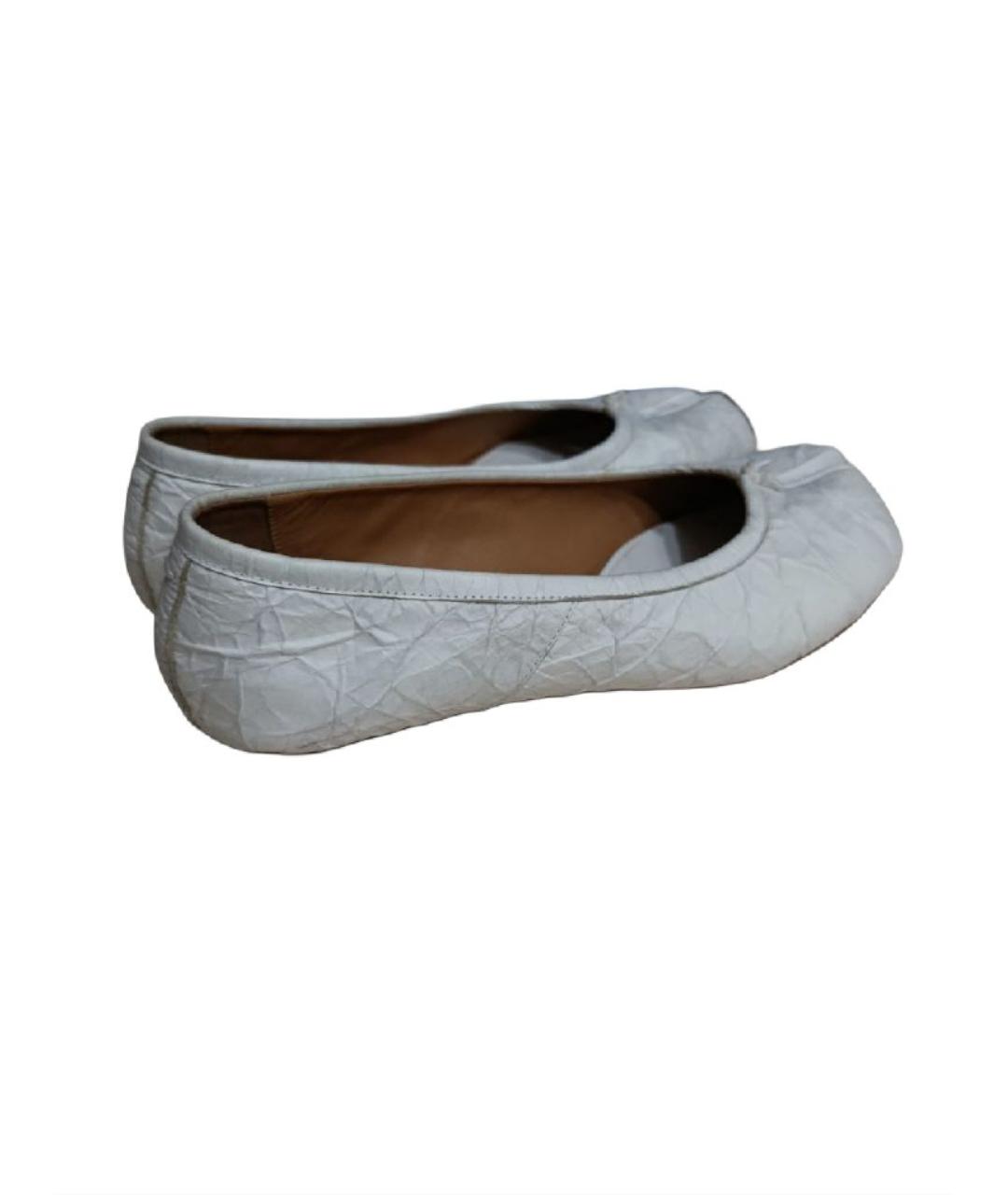 MAISON MARGIELA Белые балетки, фото 5