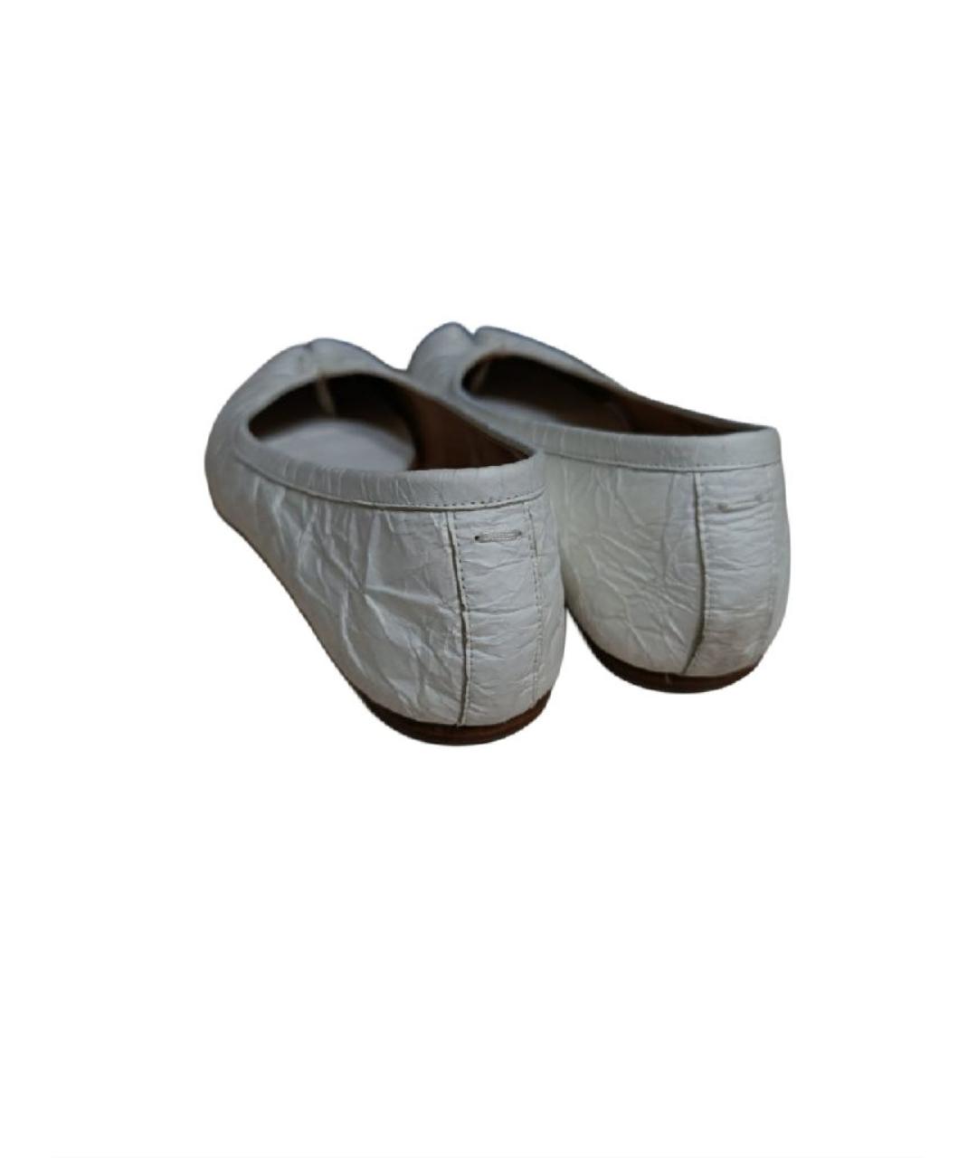 MAISON MARGIELA Белые балетки, фото 4