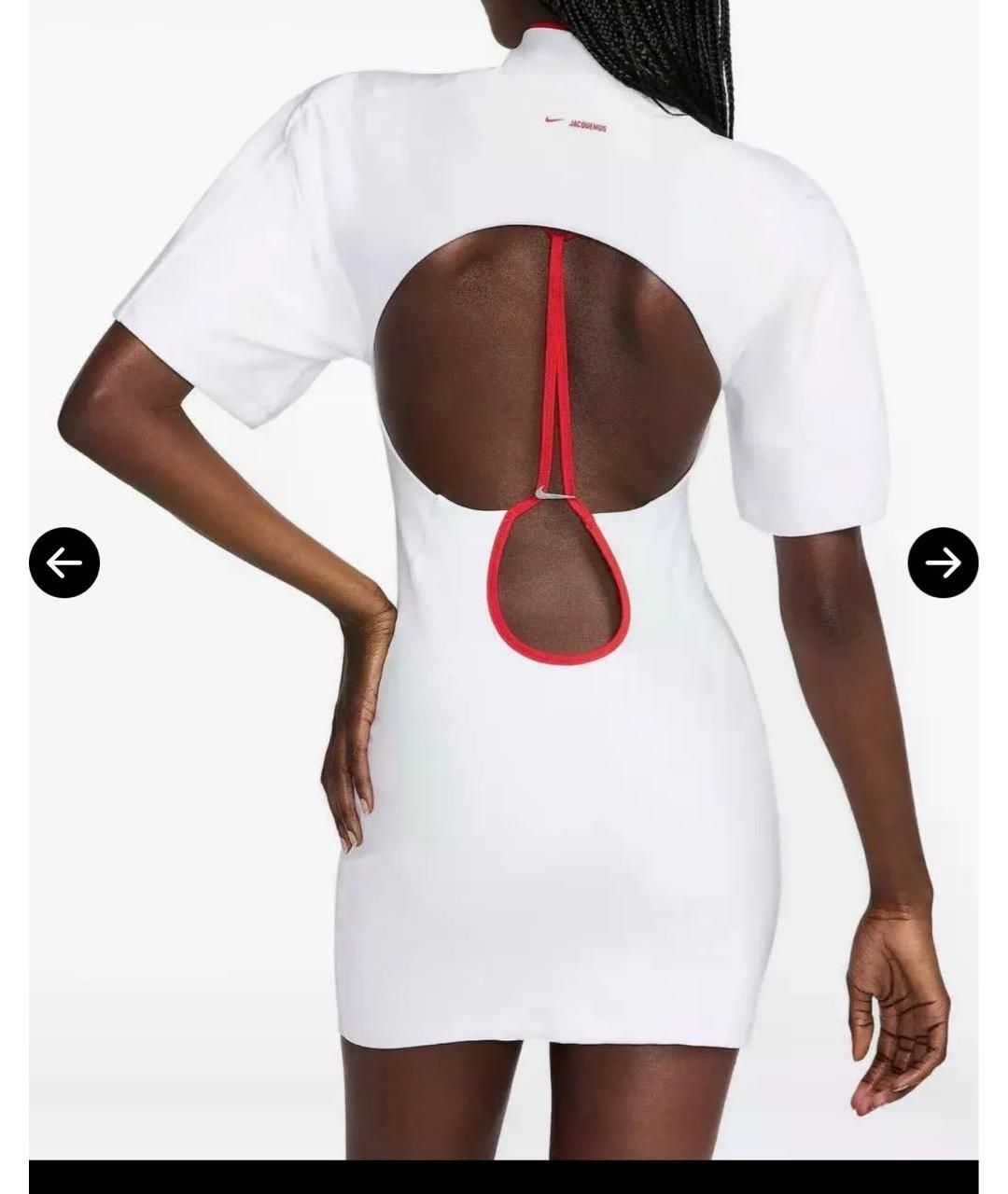 JACQUEMUS Белое повседневное платье, фото 3