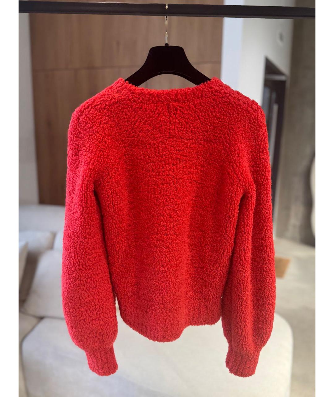 CHANEL Красный шерстяной джемпер / свитер, фото 2