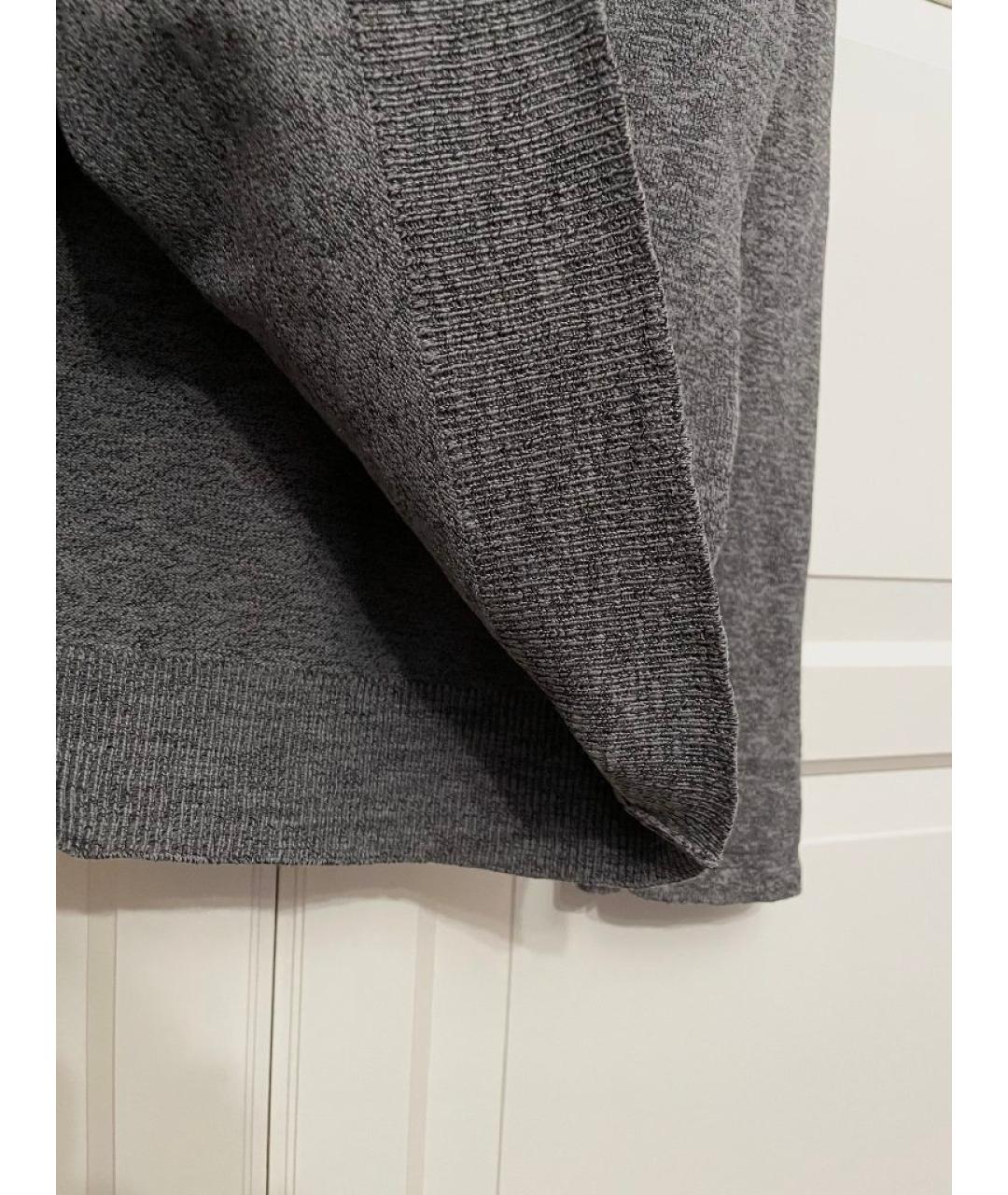 STONE ISLAND Антрацитовый хлопковый джемпер / свитер, фото 5