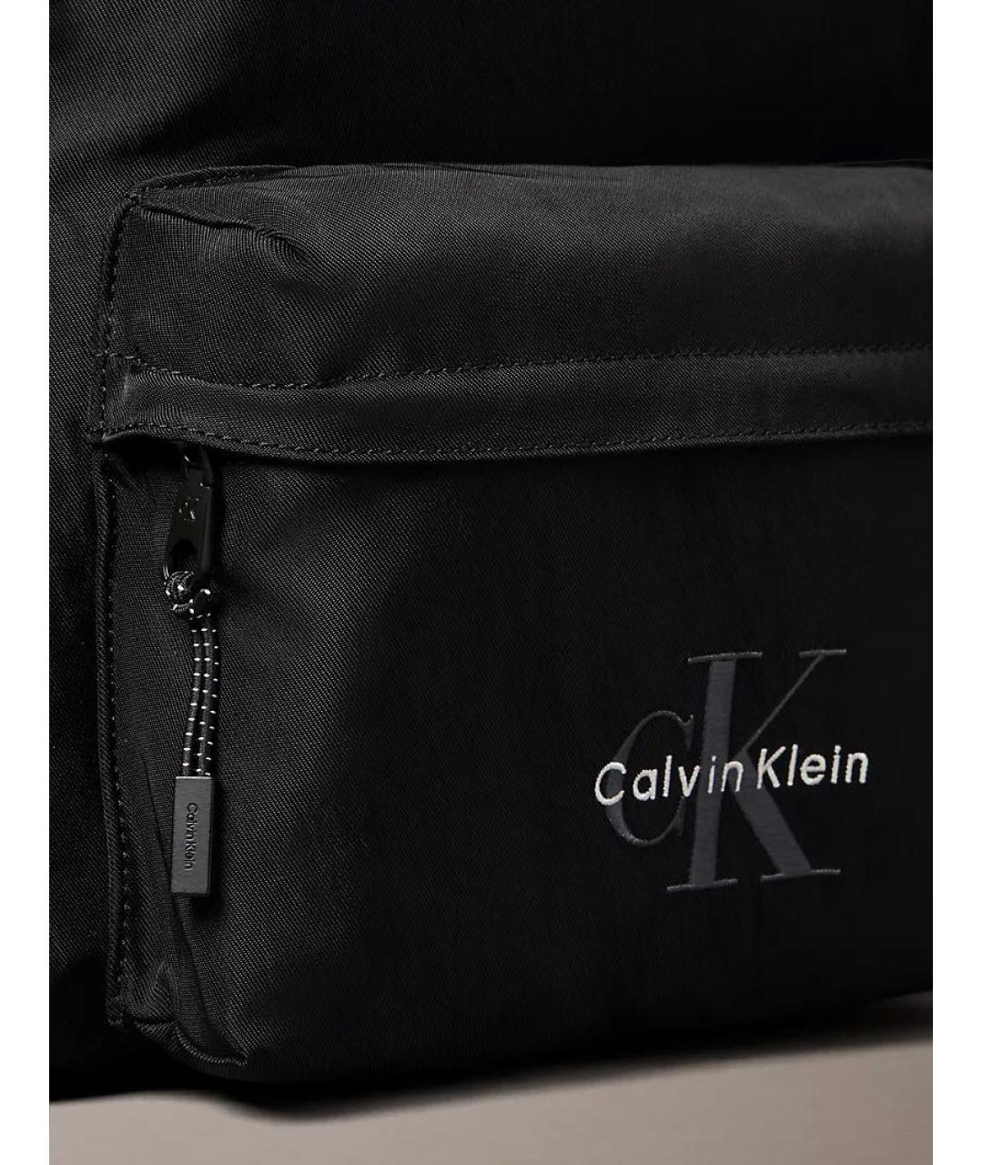 CALVIN KLEIN Черный тканевый рюкзак, фото 3
