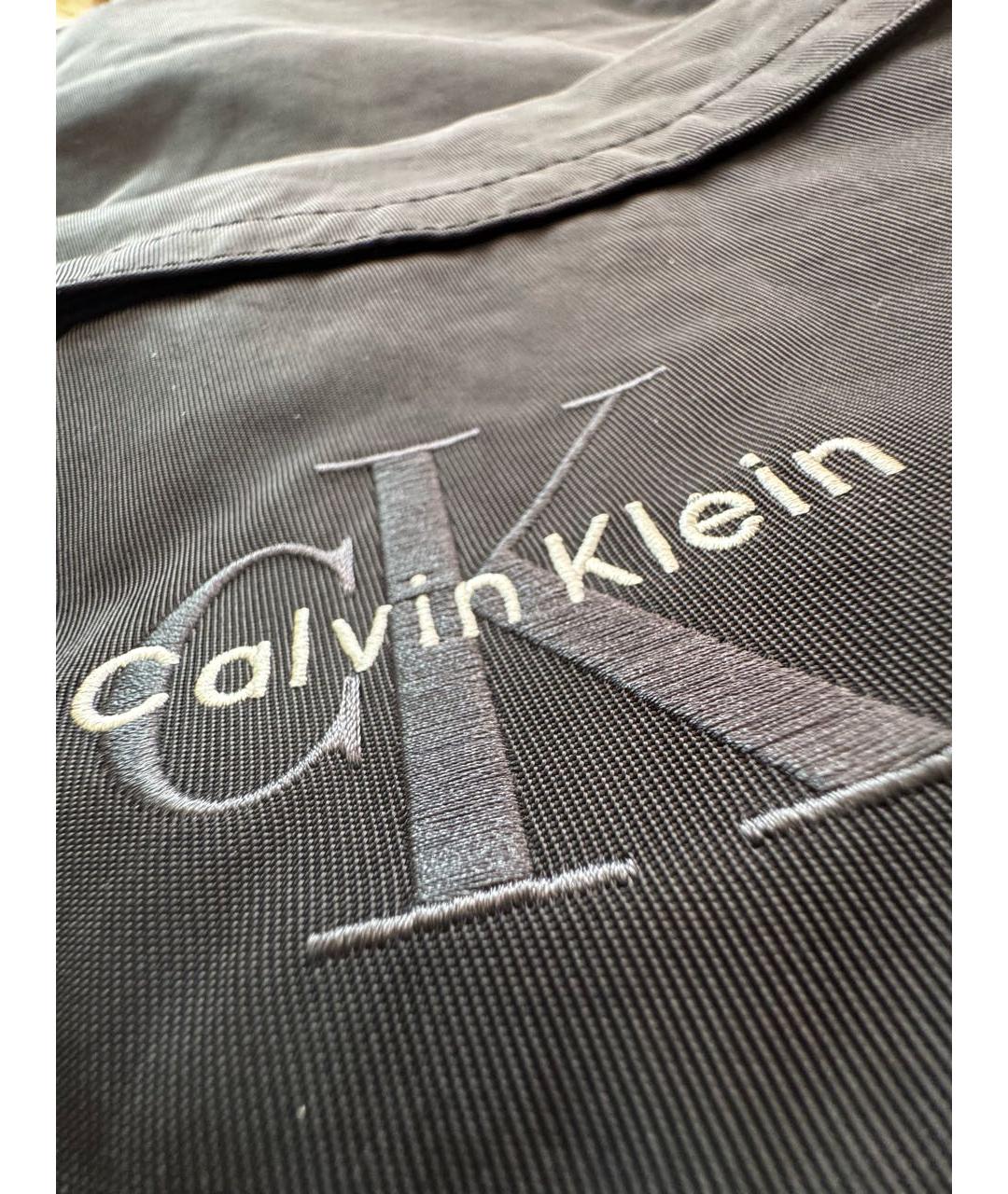 CALVIN KLEIN Черный тканевый рюкзак, фото 6