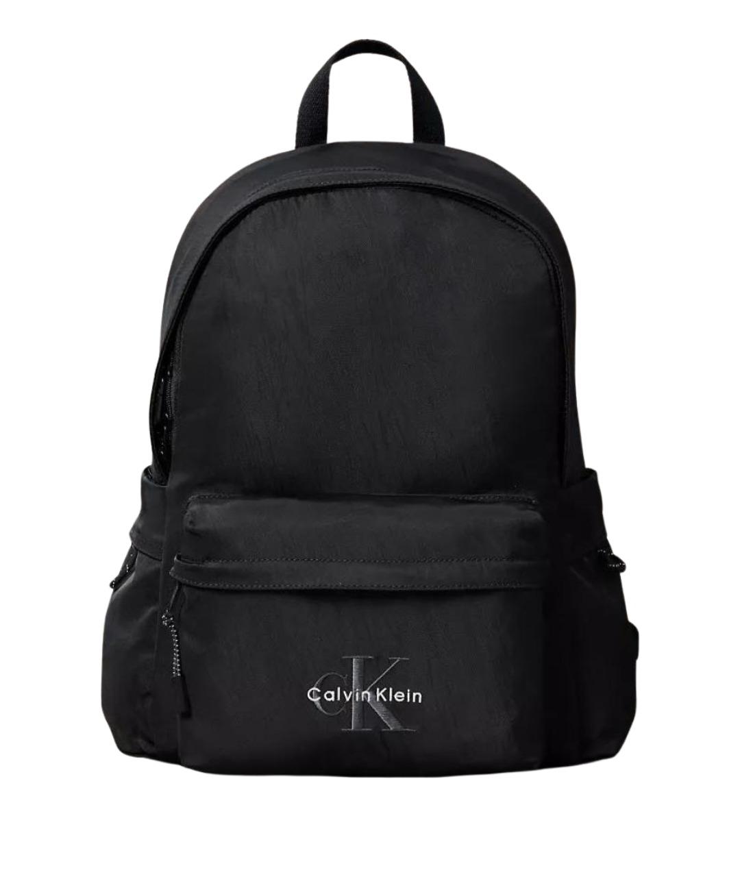 CALVIN KLEIN Черный тканевый рюкзак, фото 1