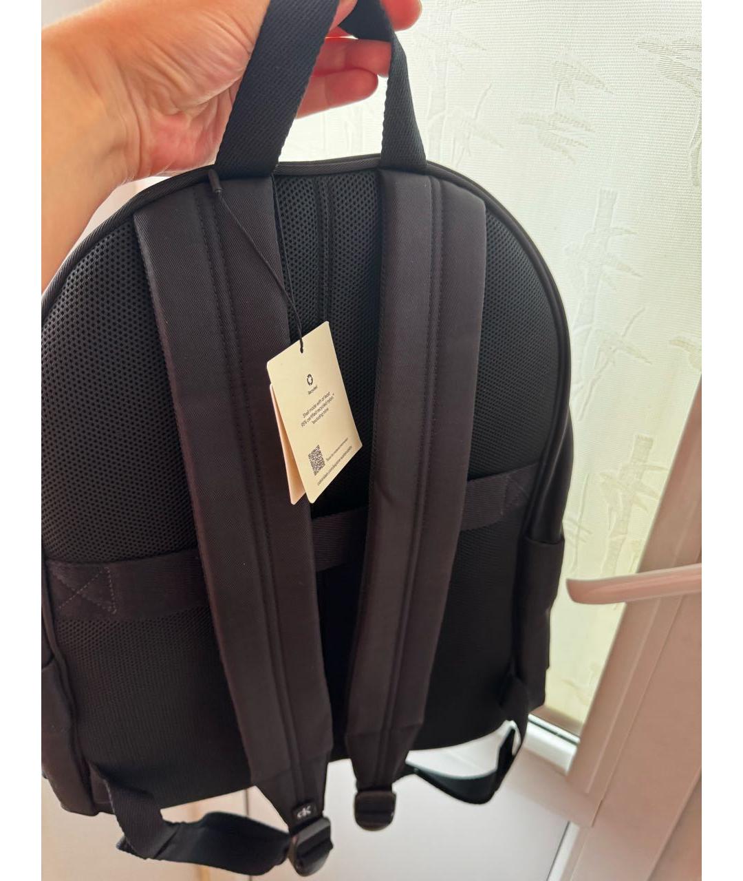 CALVIN KLEIN Черный тканевый рюкзак, фото 5