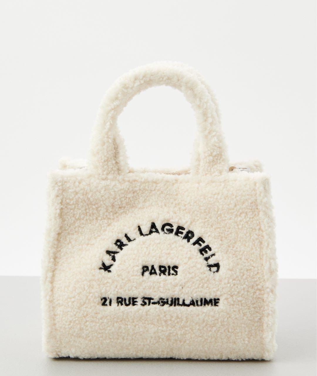 KARL LAGERFELD Бежевая сумка тоут, фото 6