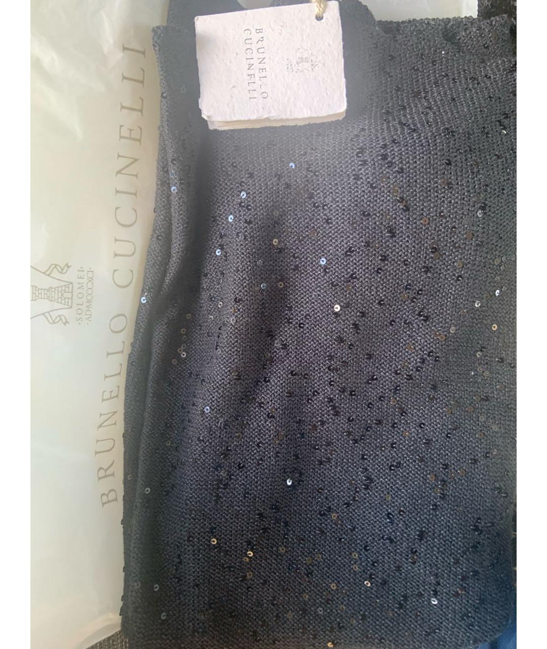 BRUNELLO CUCINELLI Антрацитовая льняная блузы, фото 3