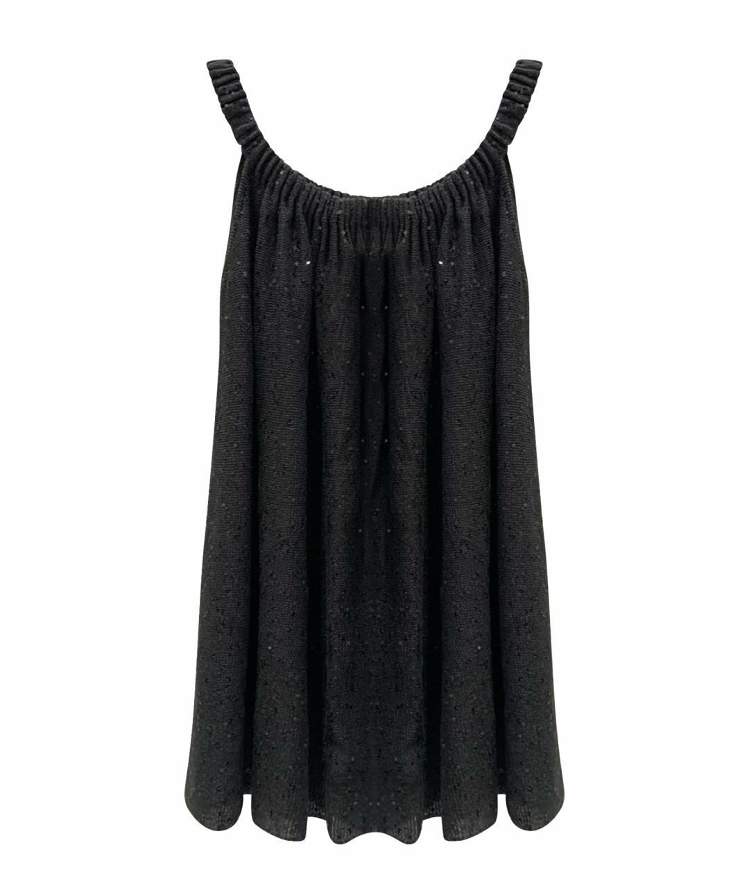 BRUNELLO CUCINELLI Антрацитовая льняная блузы, фото 1