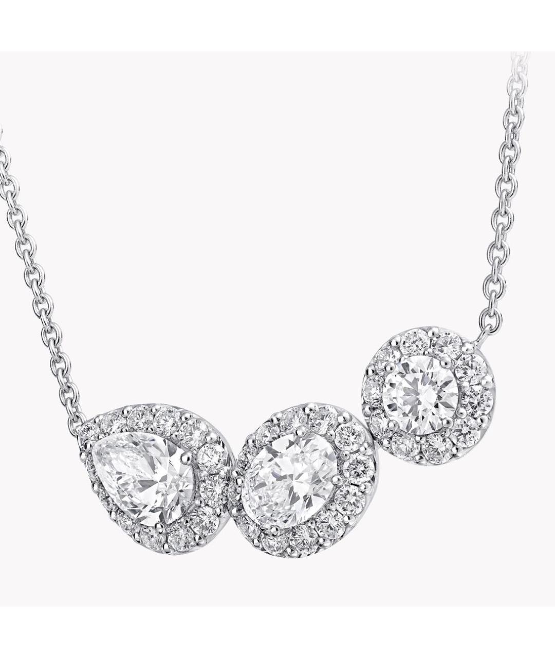 GRAFF Серебряное платиновое колье, фото 3