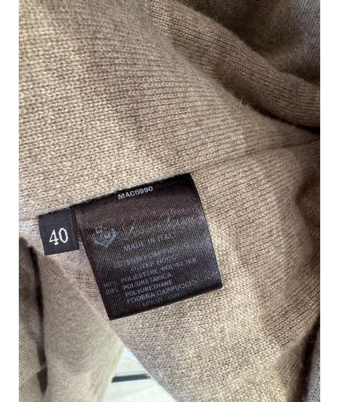 LORO PIANA Бежевая кашемировая парка, фото 4