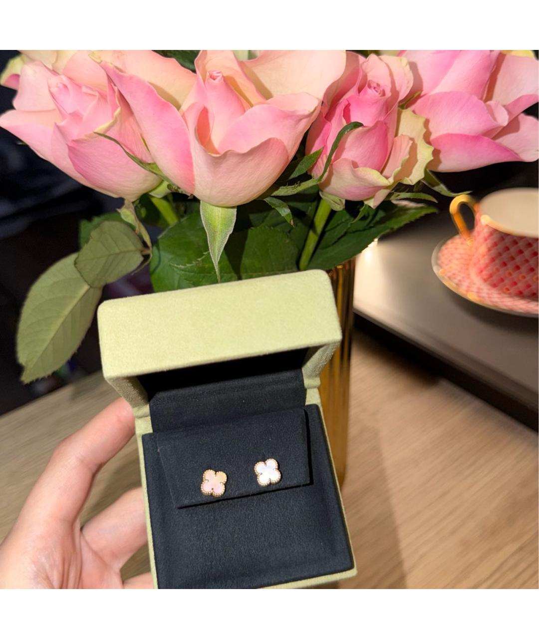 VAN CLEEF & ARPELS Золотые серьги из желтого золота, фото 2