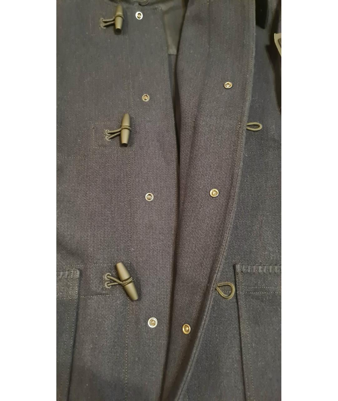 STONE ISLAND Темно-синее пальто, фото 7