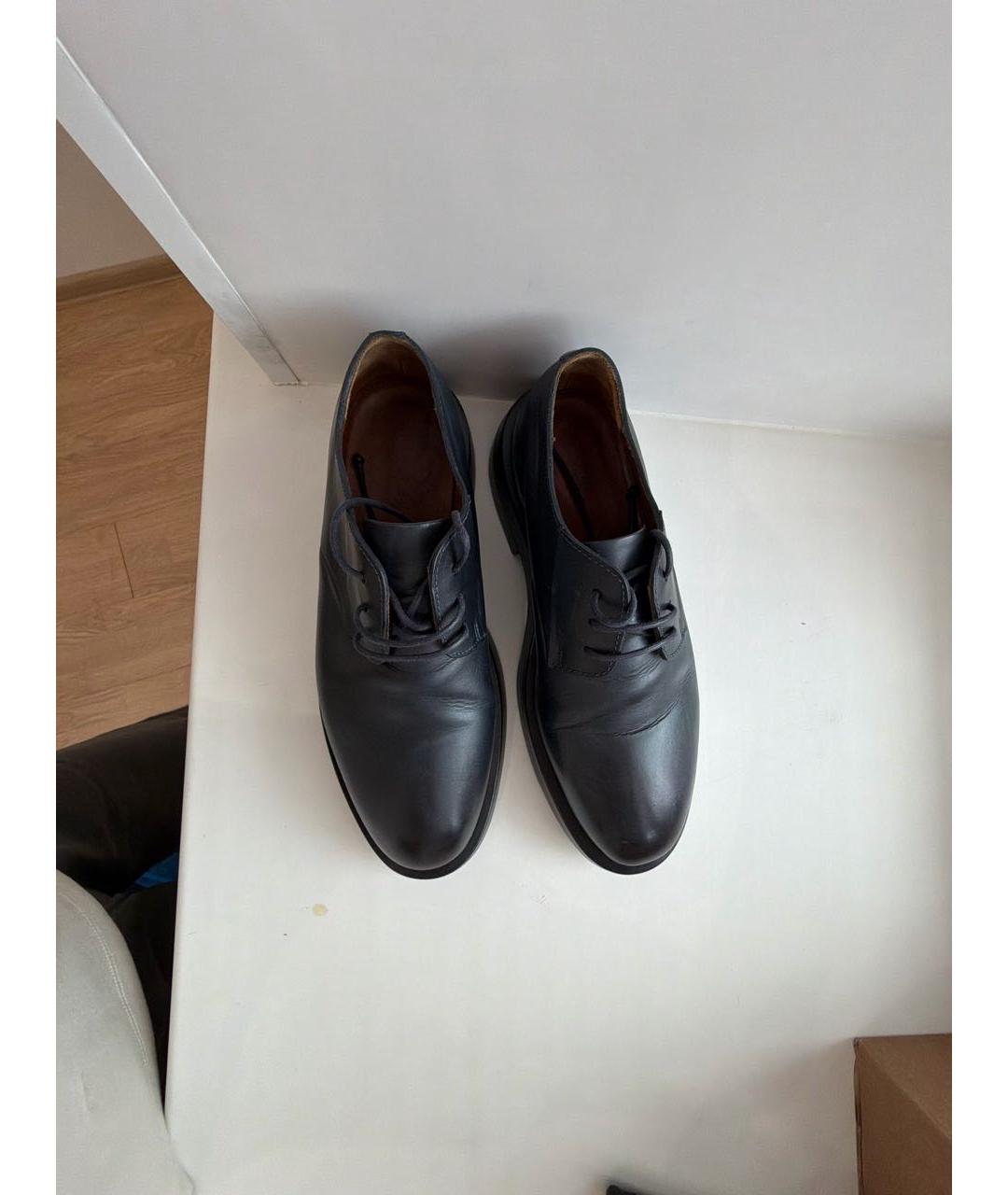 MARSELL Черные кожаные туфли, фото 3