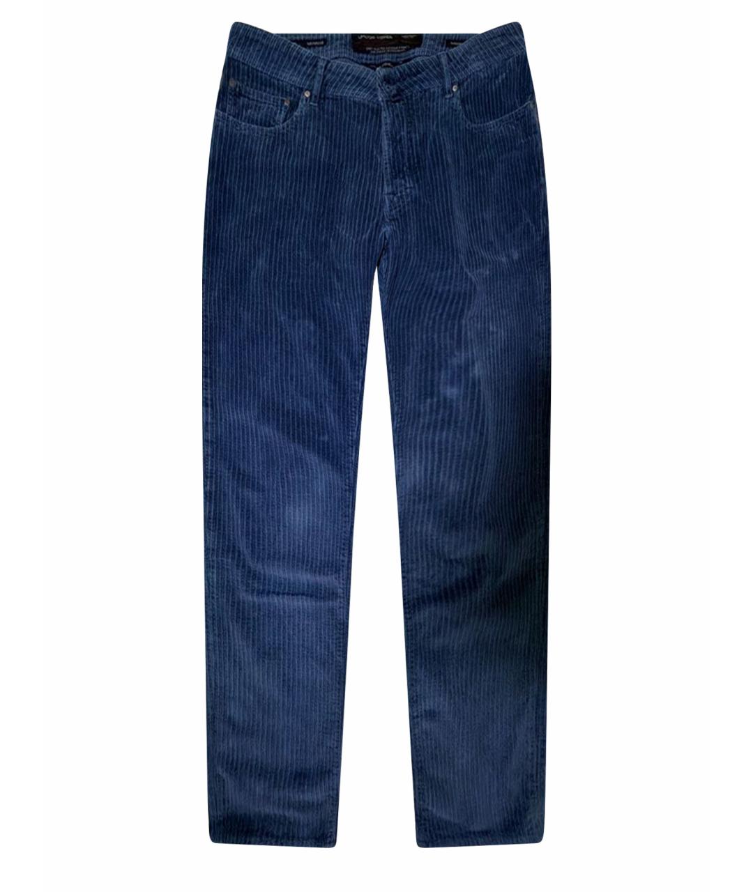 JACOB COHEN Синие прямые джинсы, фото 1