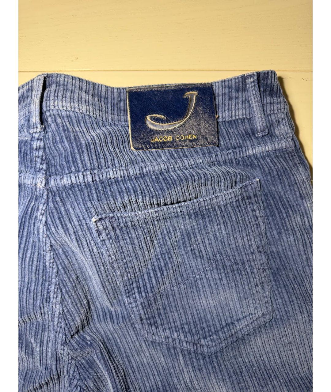 JACOB COHEN Синие прямые джинсы, фото 4