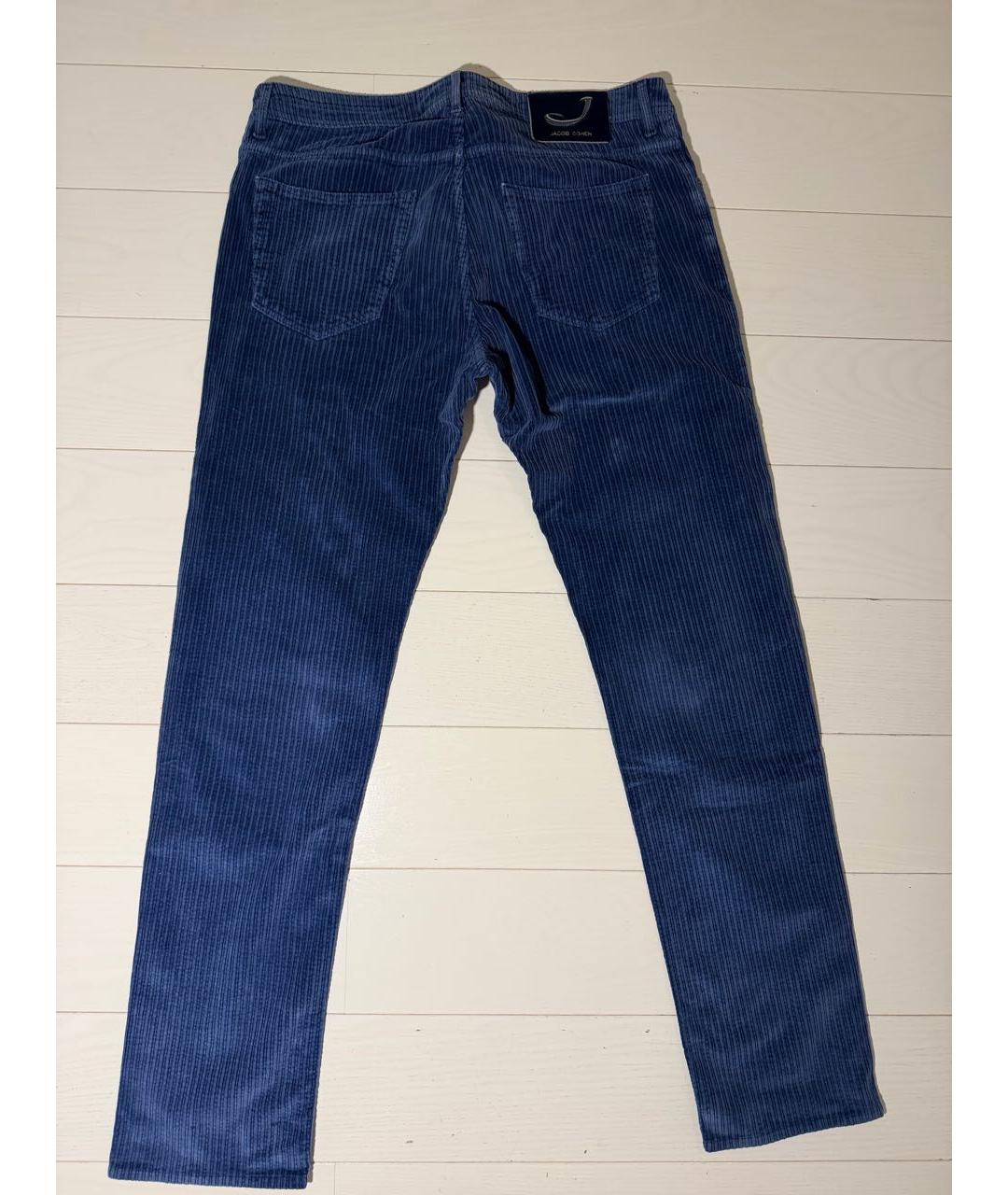 JACOB COHEN Синие прямые джинсы, фото 3