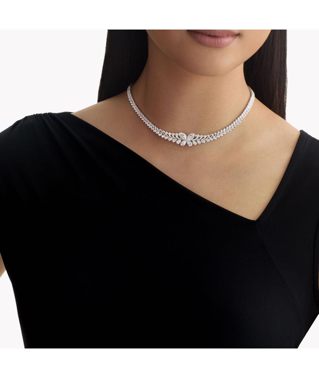 GRAFF Серебряное колье из белого золота, фото 2