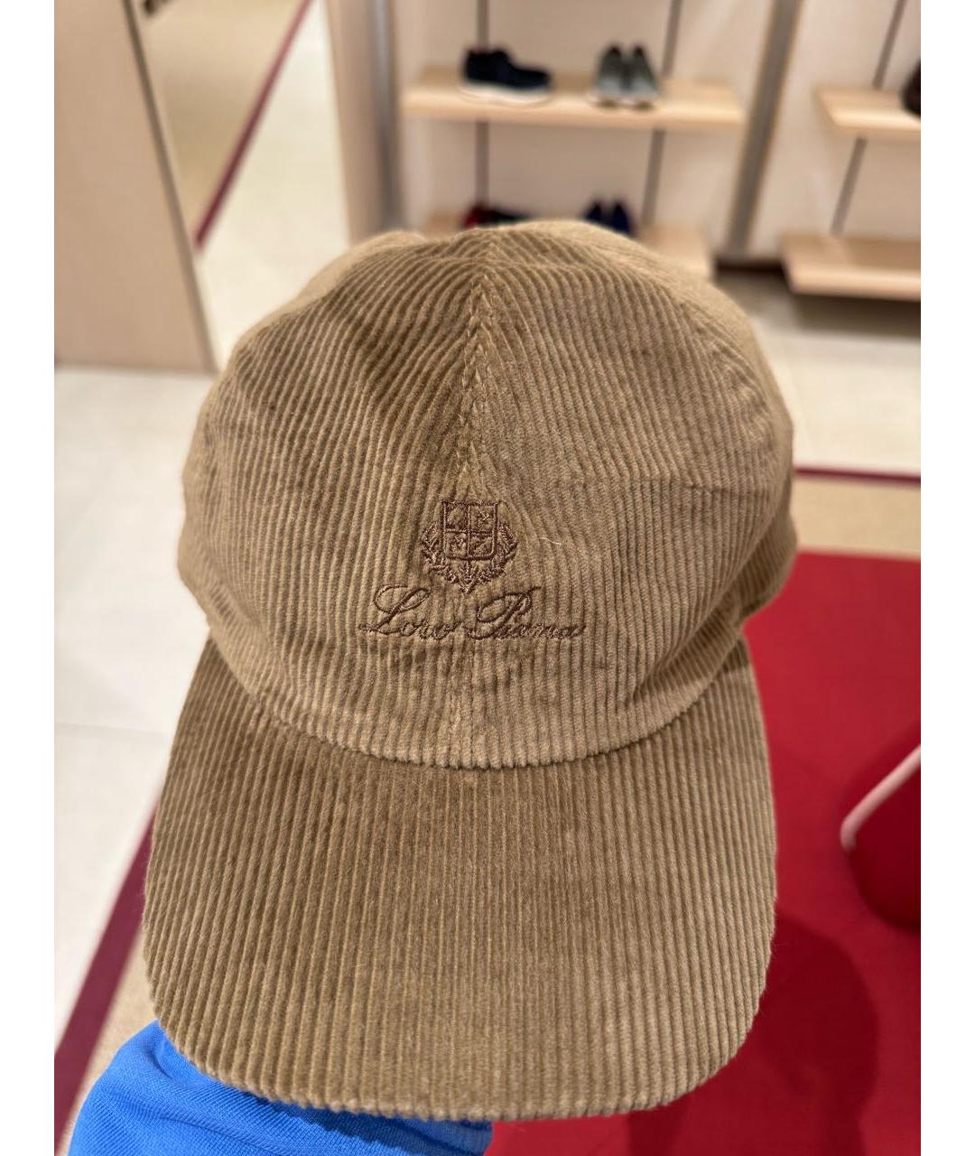 LORO PIANA Коричневая хлопковая кепка/бейсболка, фото 8