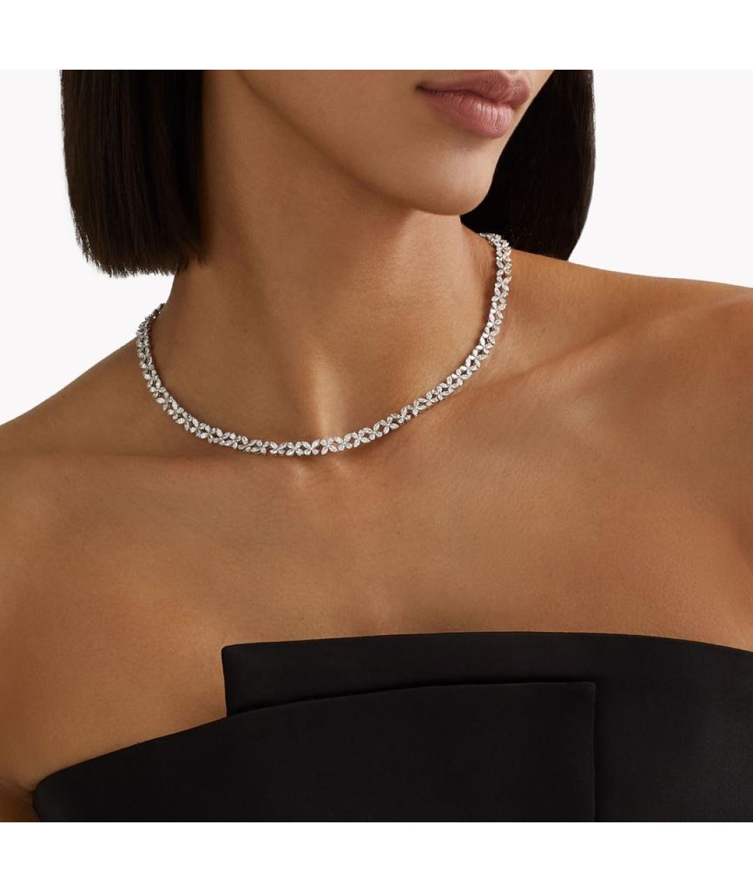 GRAFF Серебряное колье из белого золота, фото 2