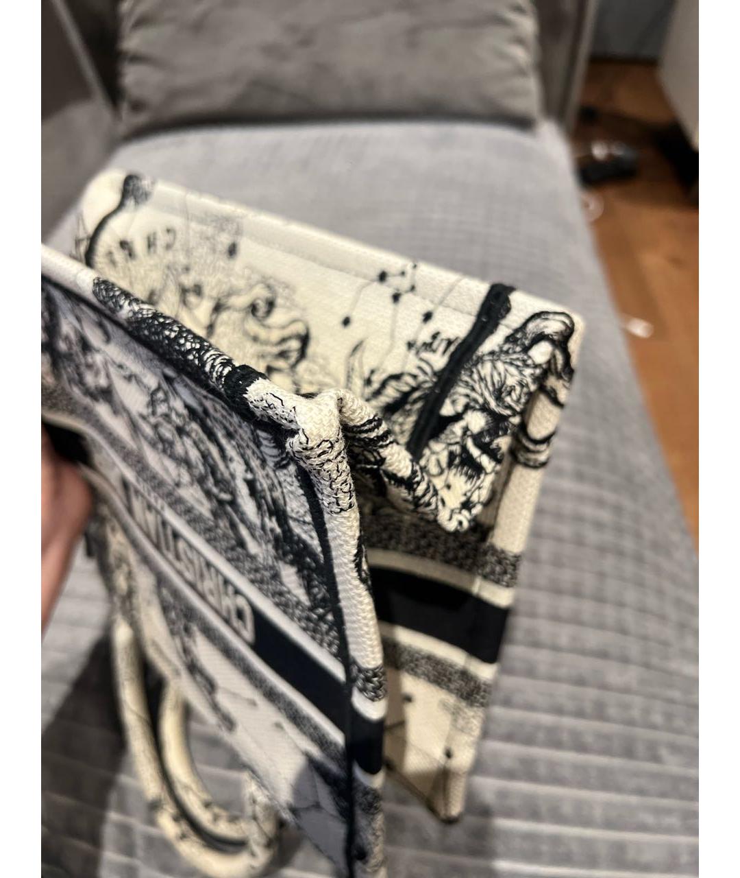 CHRISTIAN DIOR Мульти жаккардовая сумка тоут, фото 6