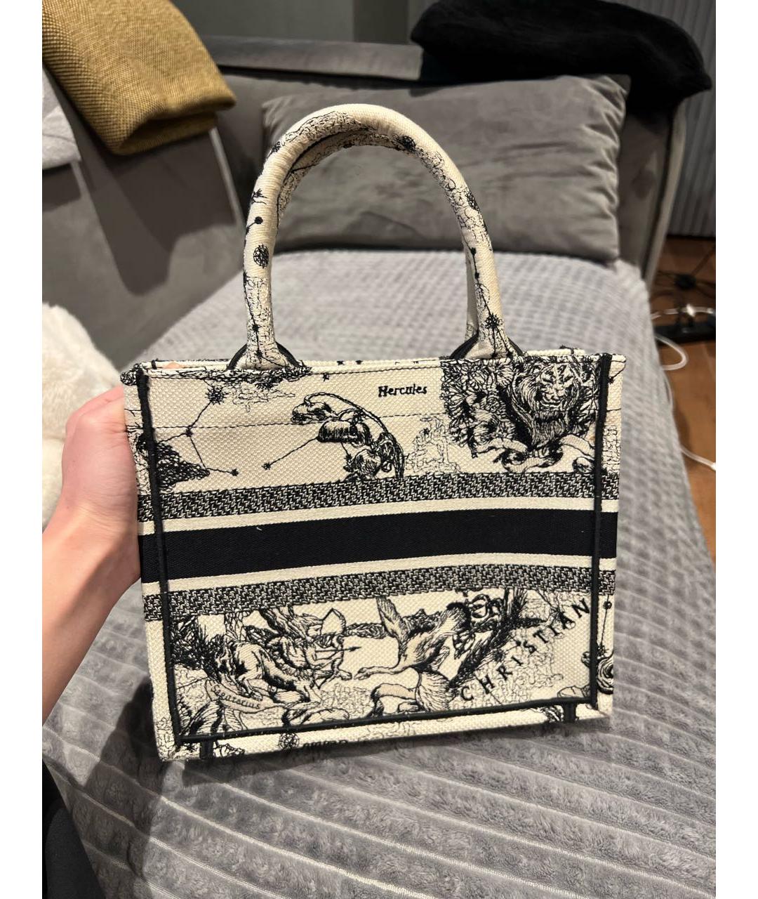 CHRISTIAN DIOR Мульти жаккардовая сумка тоут, фото 3