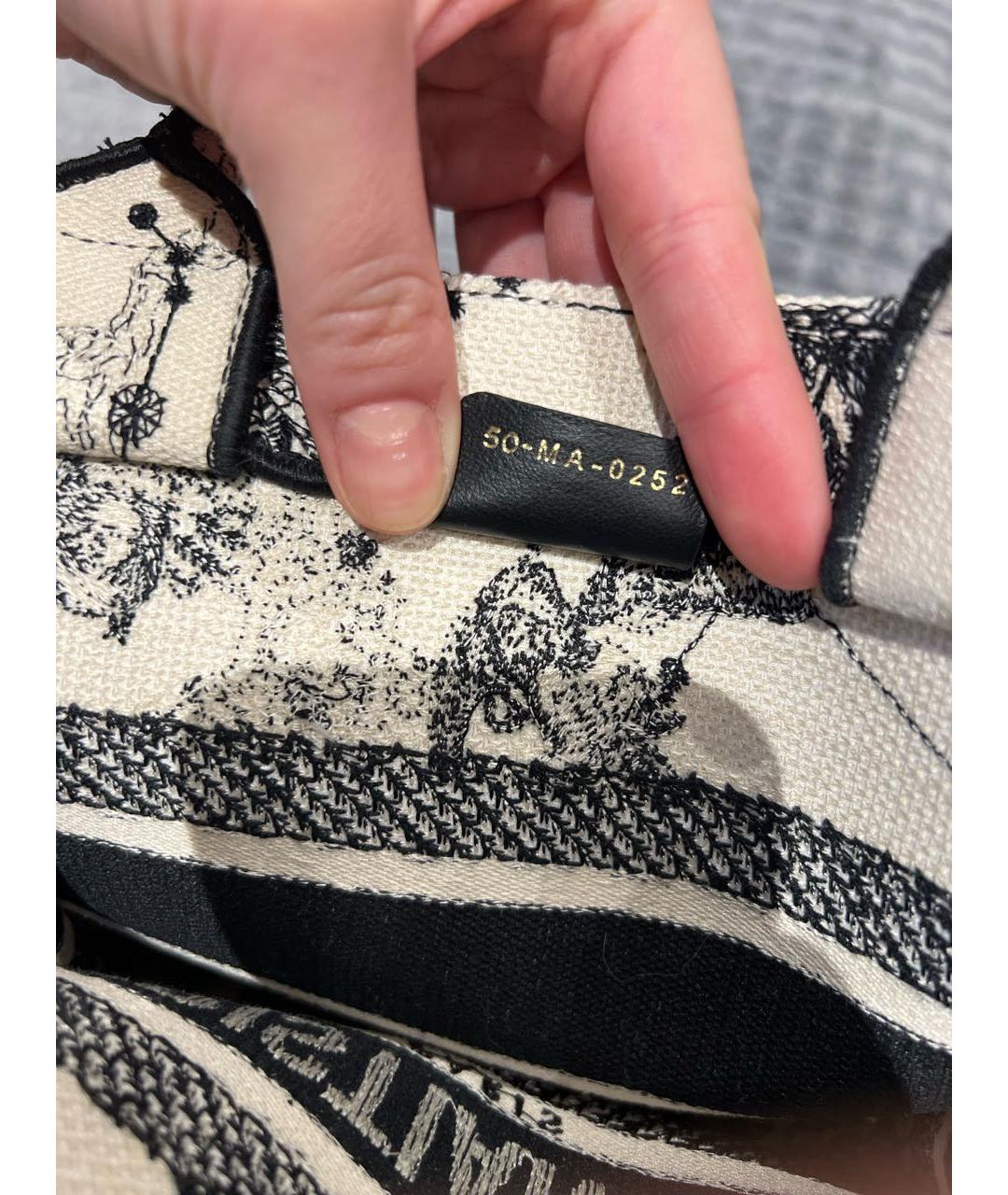 CHRISTIAN DIOR Мульти жаккардовая сумка тоут, фото 8