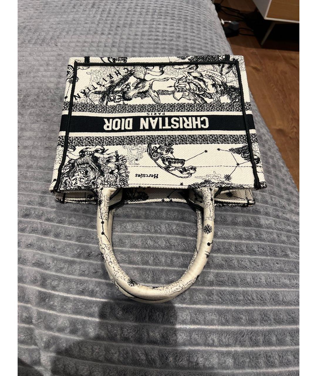 CHRISTIAN DIOR Мульти жаккардовая сумка тоут, фото 7