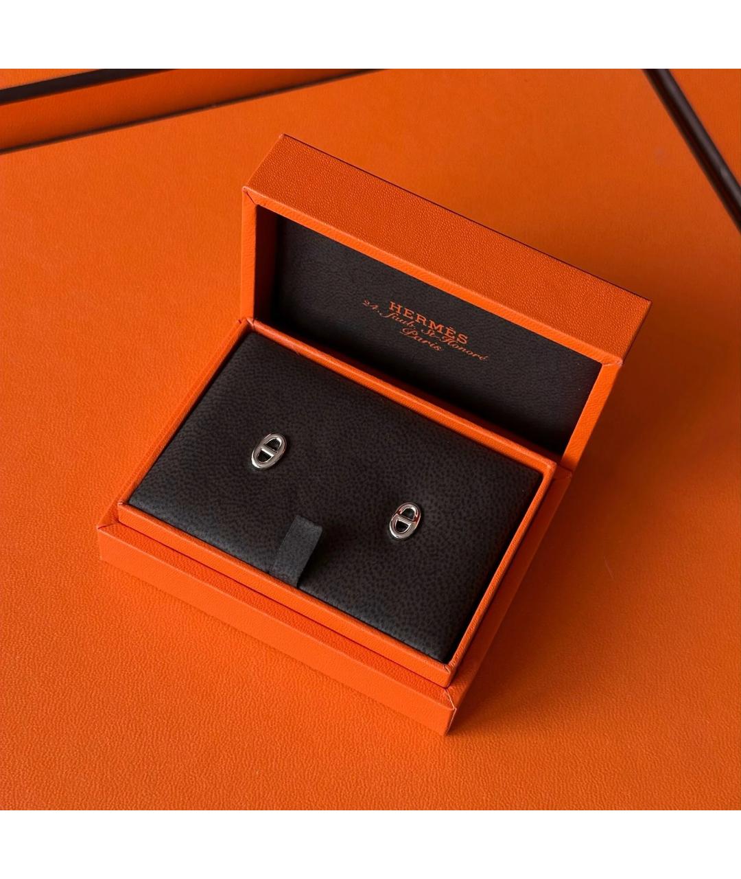 HERMES Серебряные серебряные серьги, фото 3