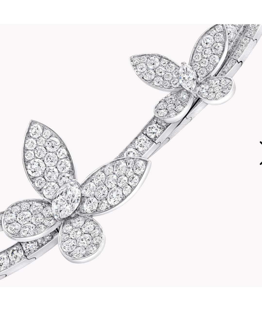 GRAFF Серебряное платиновое колье, фото 3