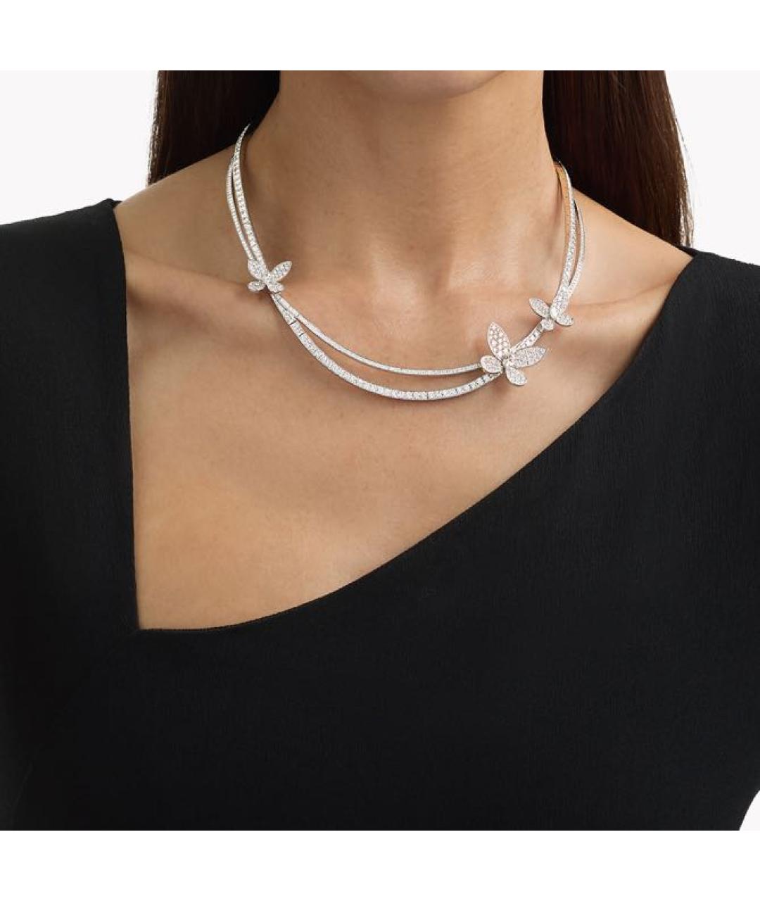 GRAFF Серебряное платиновое колье, фото 5