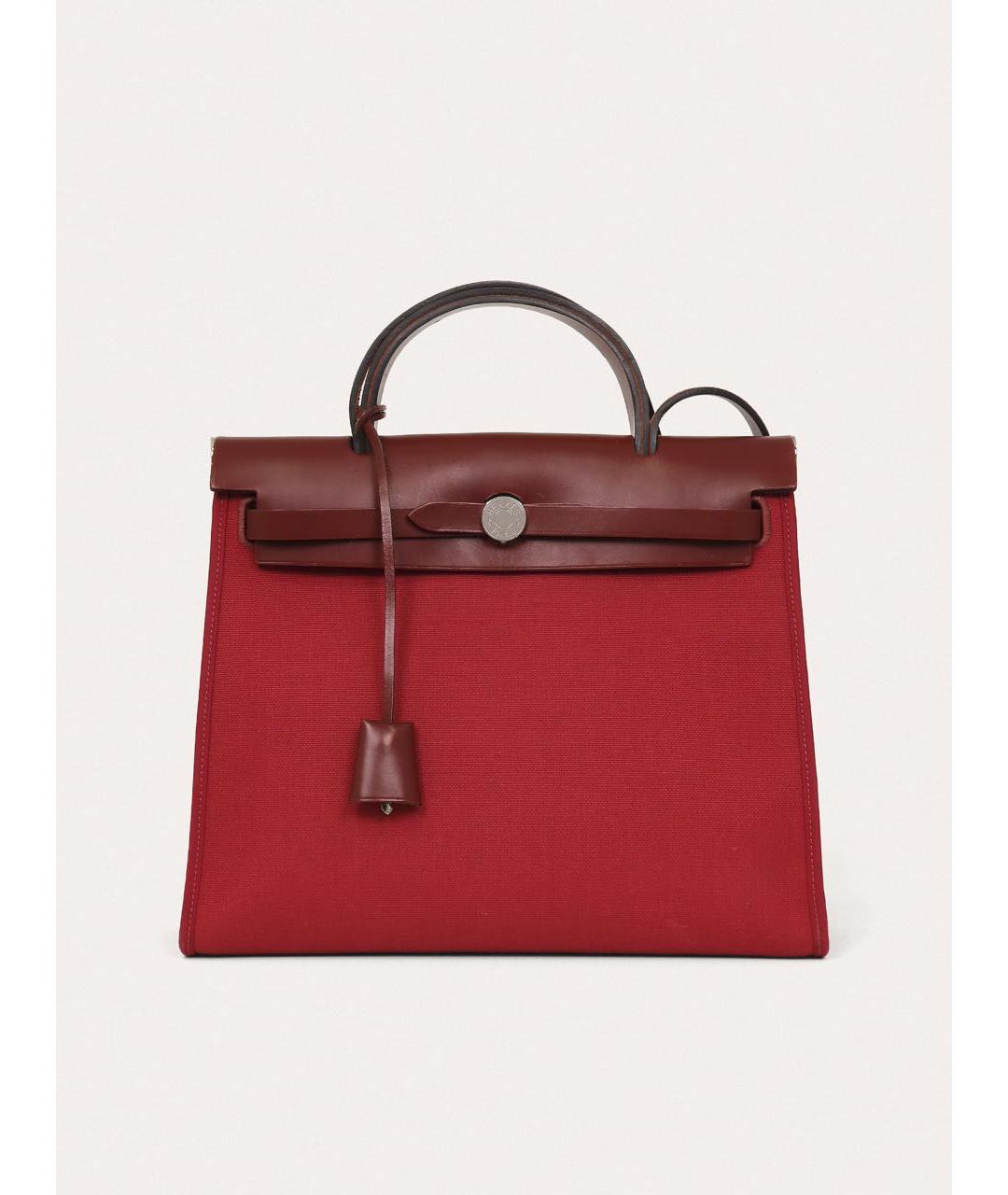 HERMES Красная кожаная сумка через плечо, фото 9