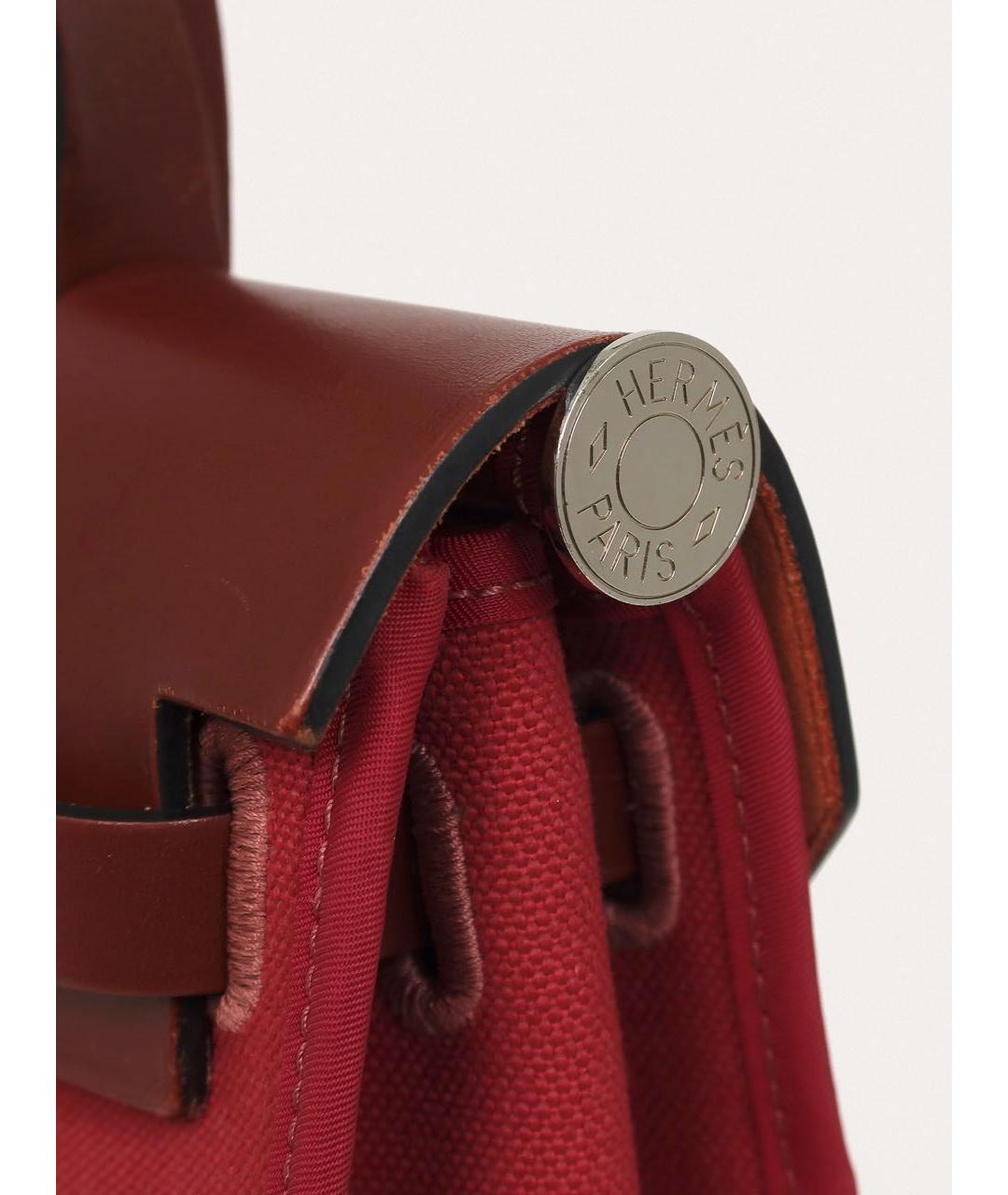 HERMES Красная кожаная сумка через плечо, фото 5