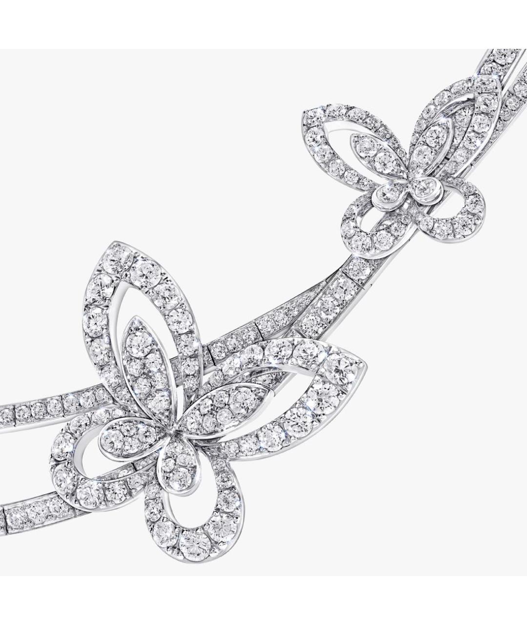 GRAFF Серебряное платиновое колье, фото 3