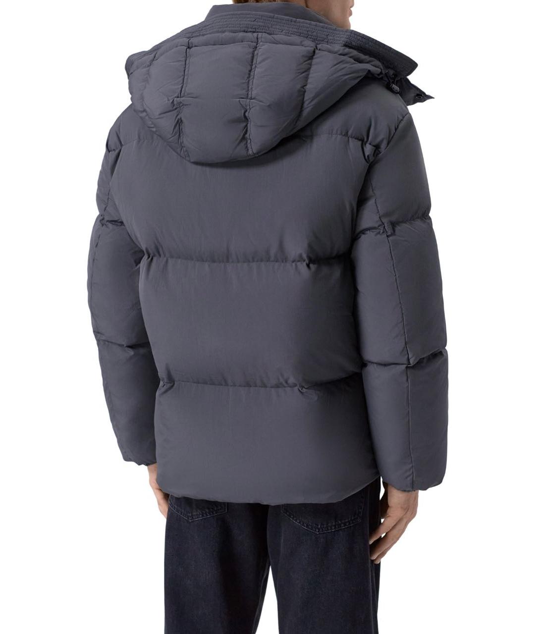 DIESEL Антрацитовый пуховик, фото 3