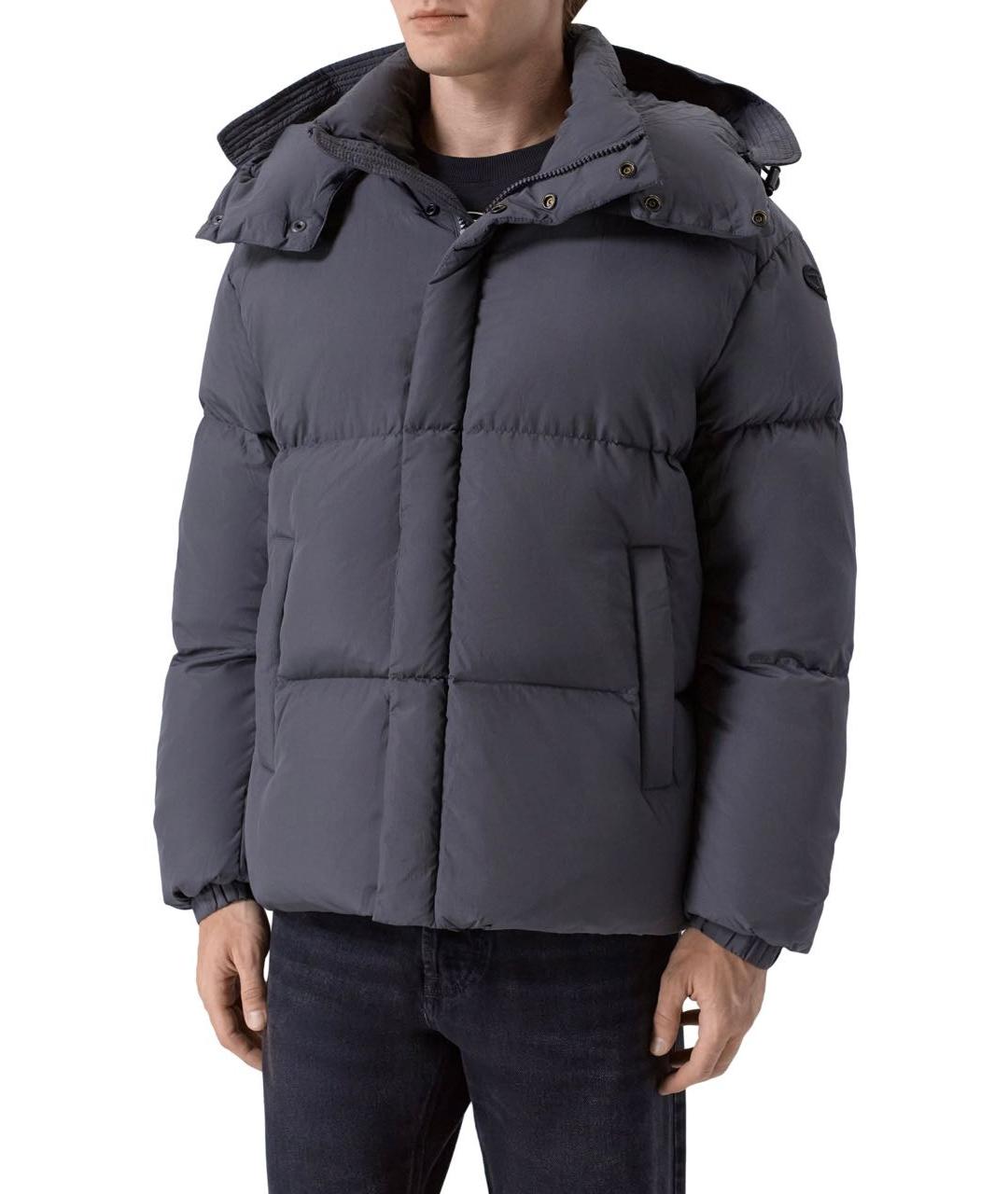 DIESEL Антрацитовый пуховик, фото 2