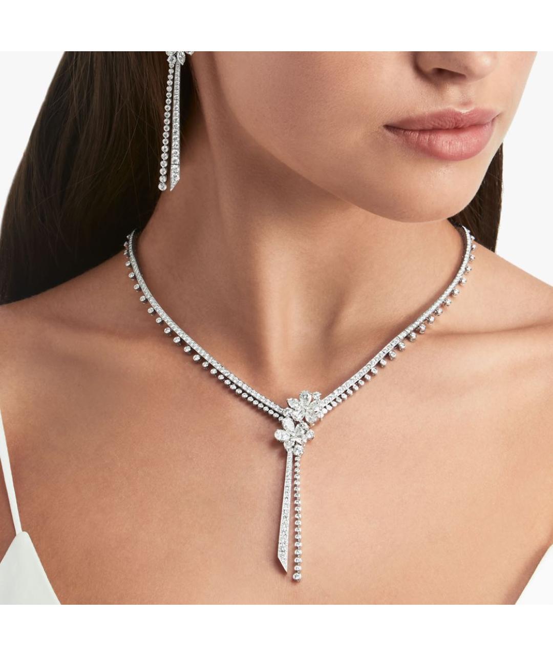 GRAFF Серебряное платиновое колье, фото 2
