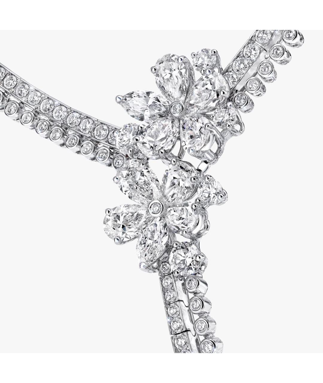 GRAFF Серебряное платиновое колье, фото 3