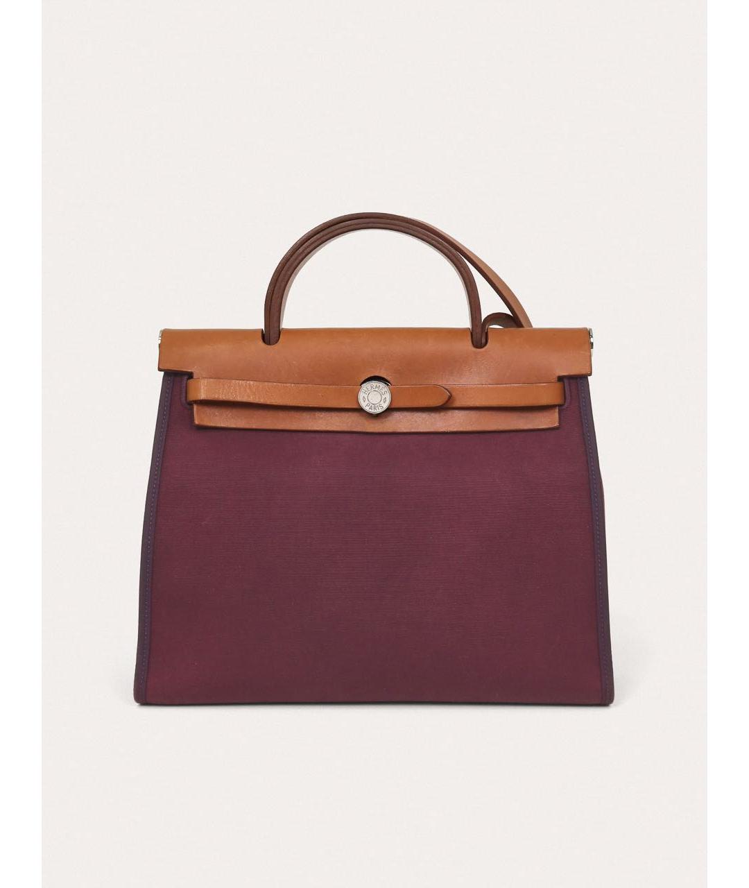 HERMES Фиолетовая кожаная сумка через плечо, фото 9