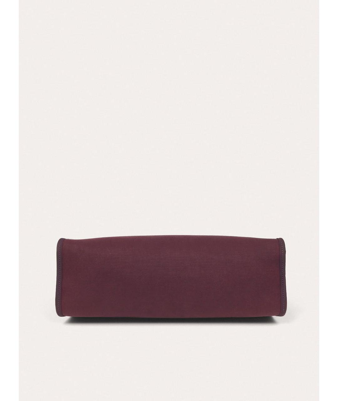 HERMES Фиолетовая кожаная сумка через плечо, фото 4