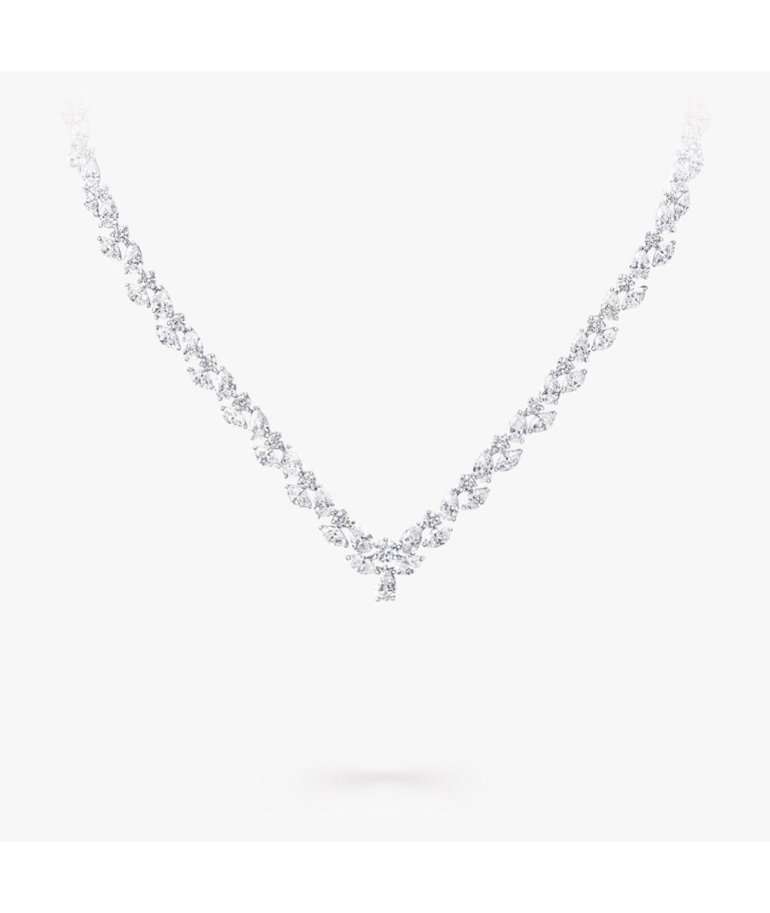 GRAFF Серебряное платиновое колье, фото 3
