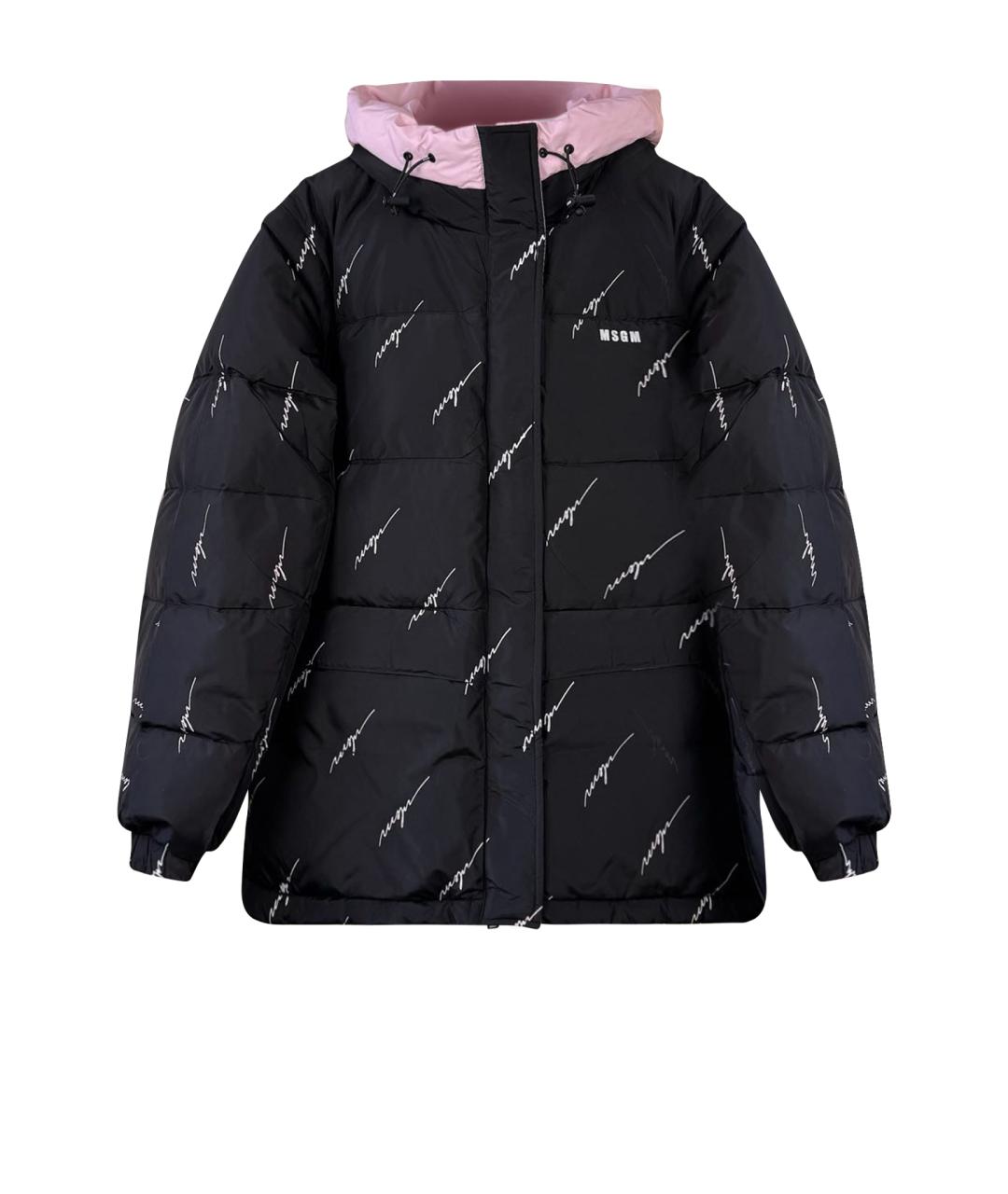 MSGM Черный пуховик, фото 1