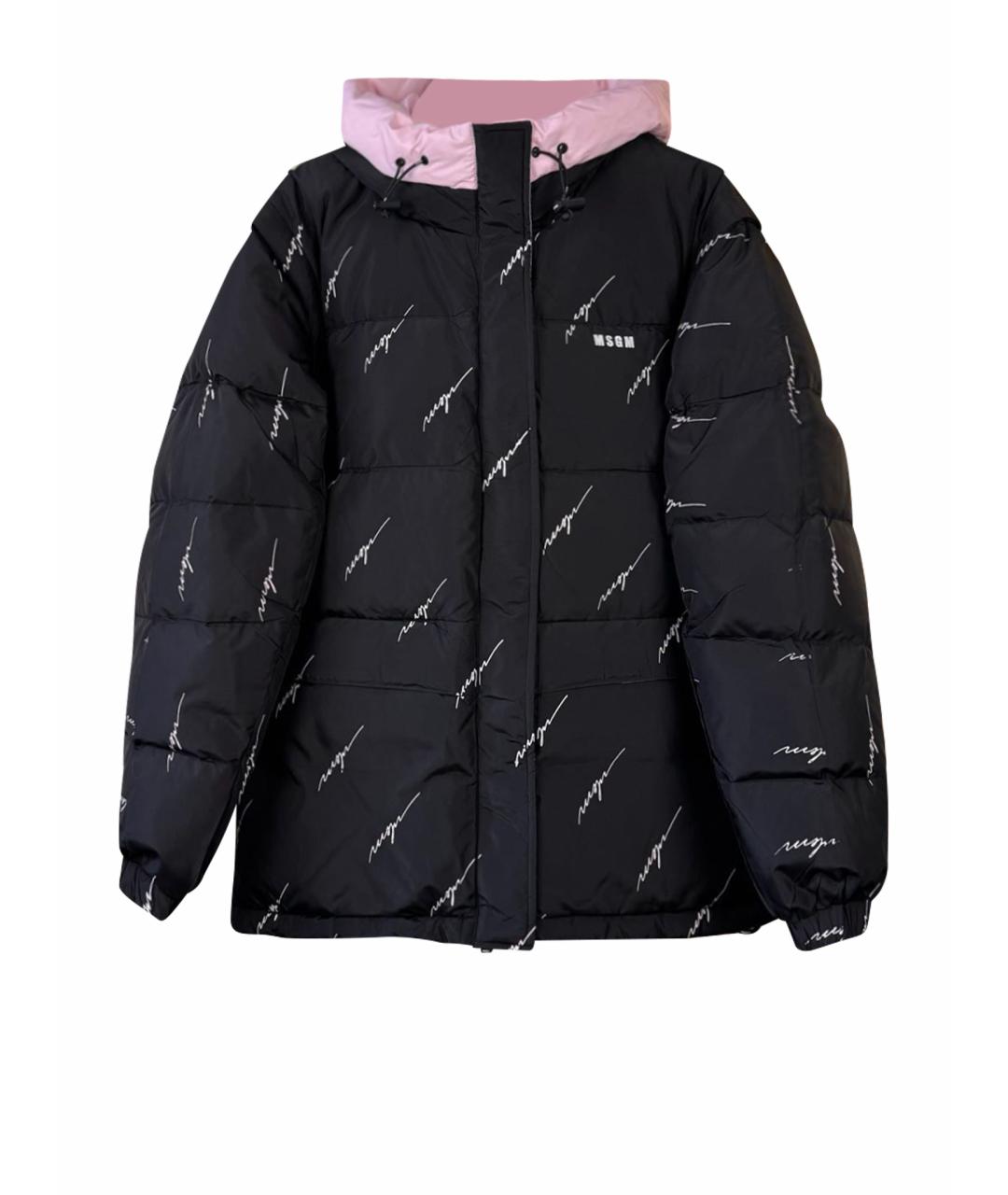 MSGM Черный пуховик, фото 9