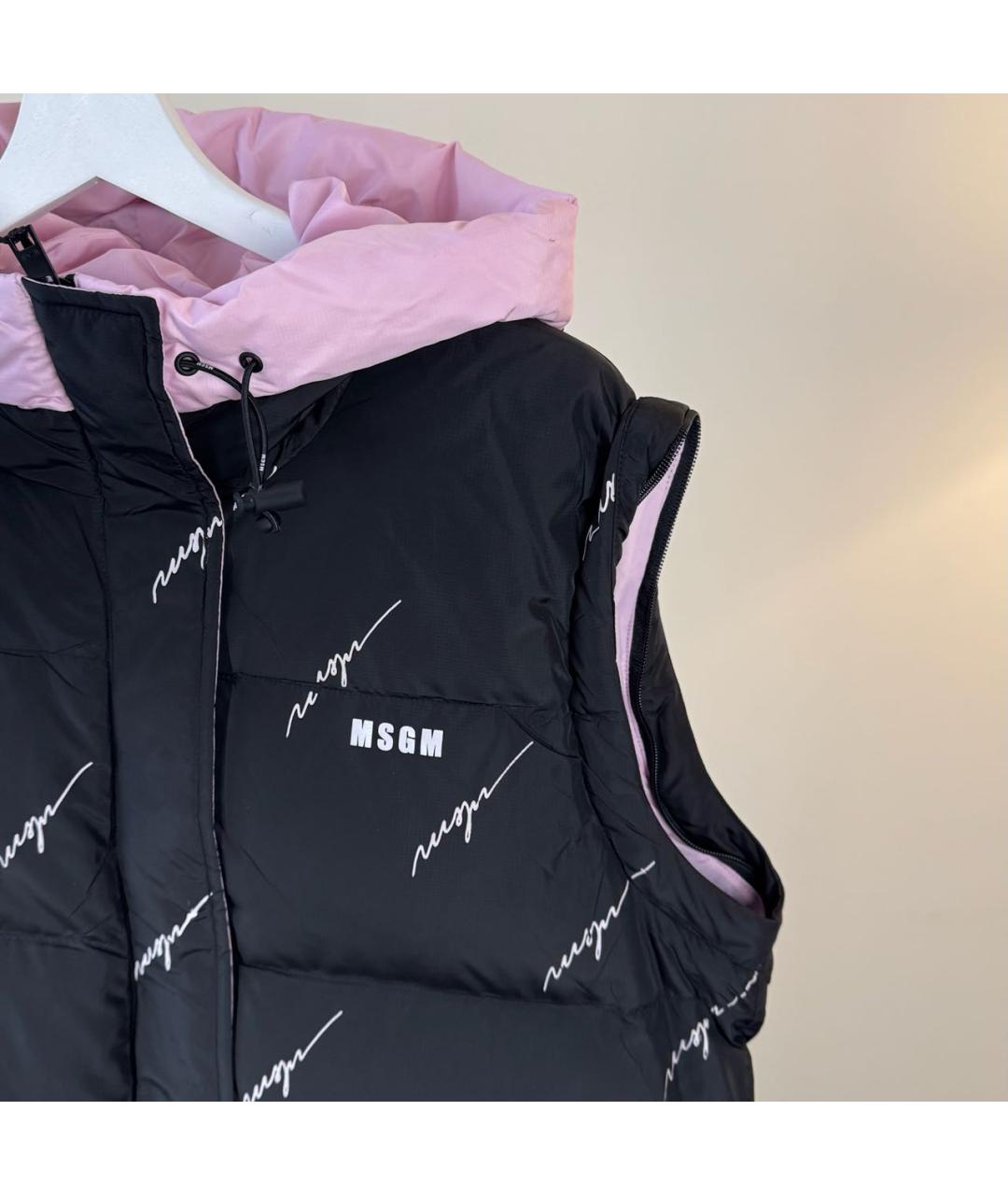 MSGM Черный пуховик, фото 4