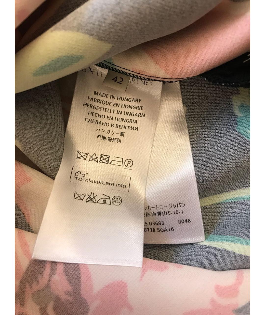 STELLA MCCARTNEY Черное вискозное платье, фото 7