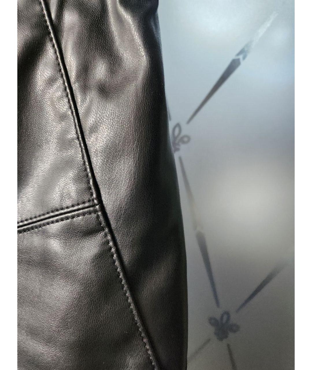 PATRIZIA PEPE Черная юбка мини, фото 4