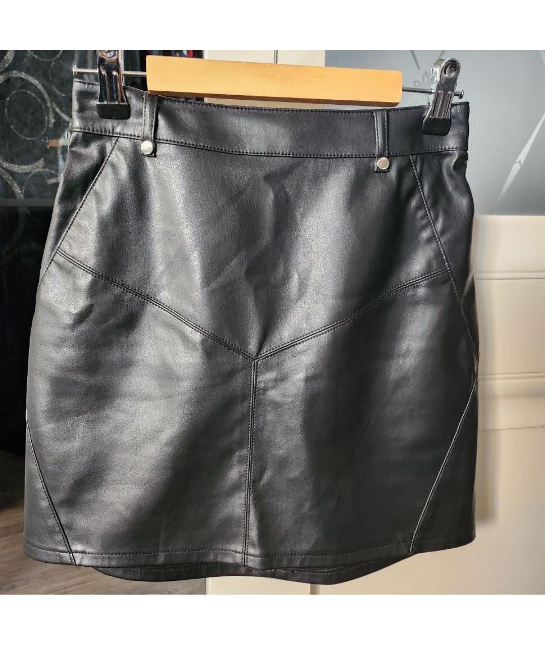 PATRIZIA PEPE Черная юбка мини, фото 6