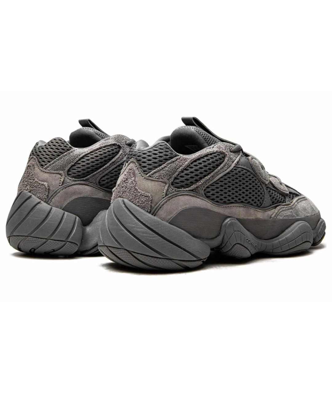 ADIDAS YEEZY Черные текстильные низкие кроссовки / кеды, фото 3