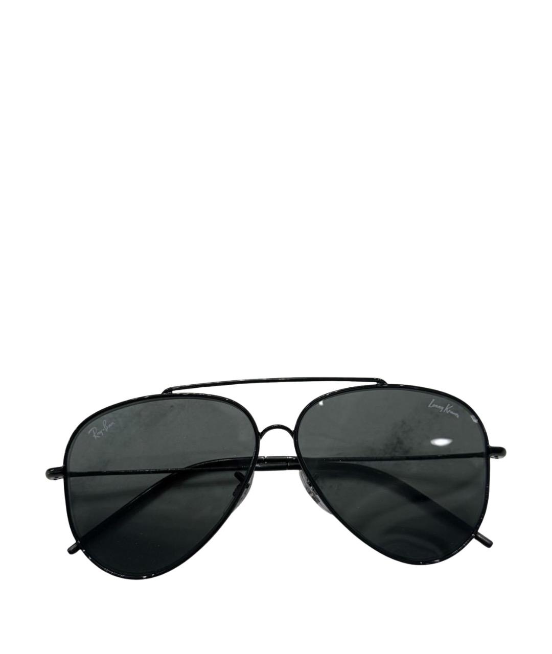 RAY BAN Черные солнцезащитные очки, фото 1